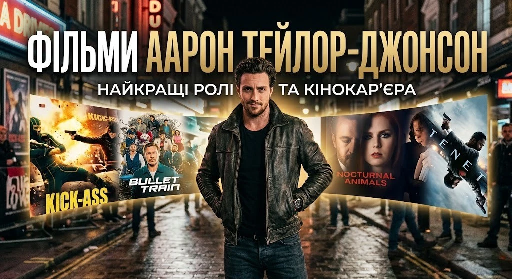 Найкращі фільми Аарона Тейлора-Джонсона: від супергероїв до хорорів